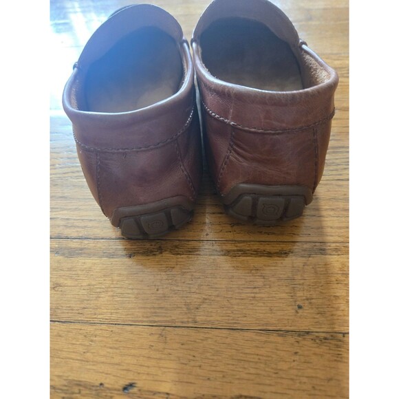 Born Caleb Mens Leather Slip On Moc Loafer Driving Shoes  display picture 1